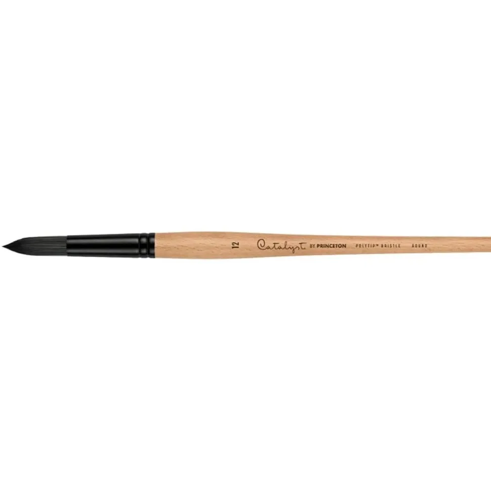 Pincel 6400 Redondo Mango Largo Catalyst Princeton