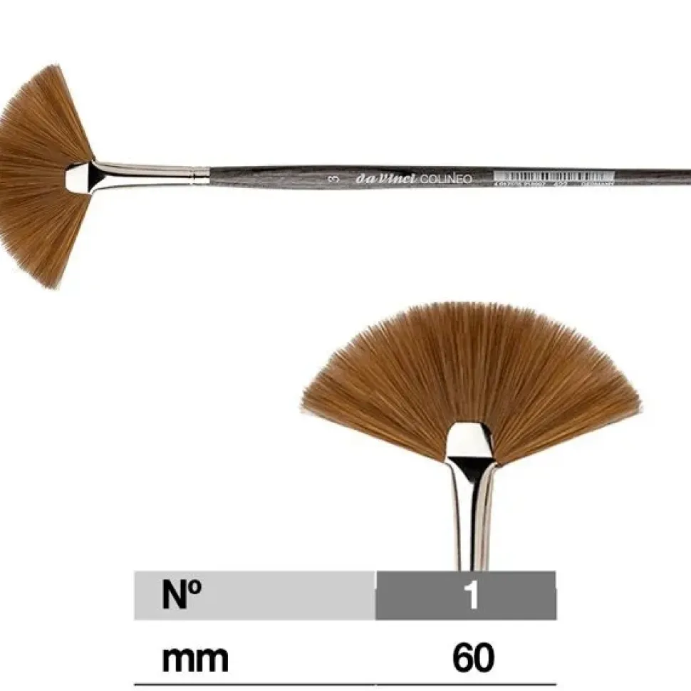 Pincel abanico acuarela Colineo 422 Da Vinci nº3