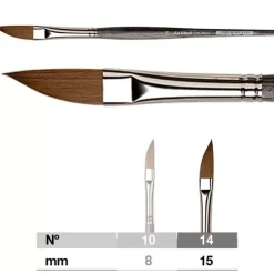 Pincel biselado acuarela Casaneo 5597 Da Vinci