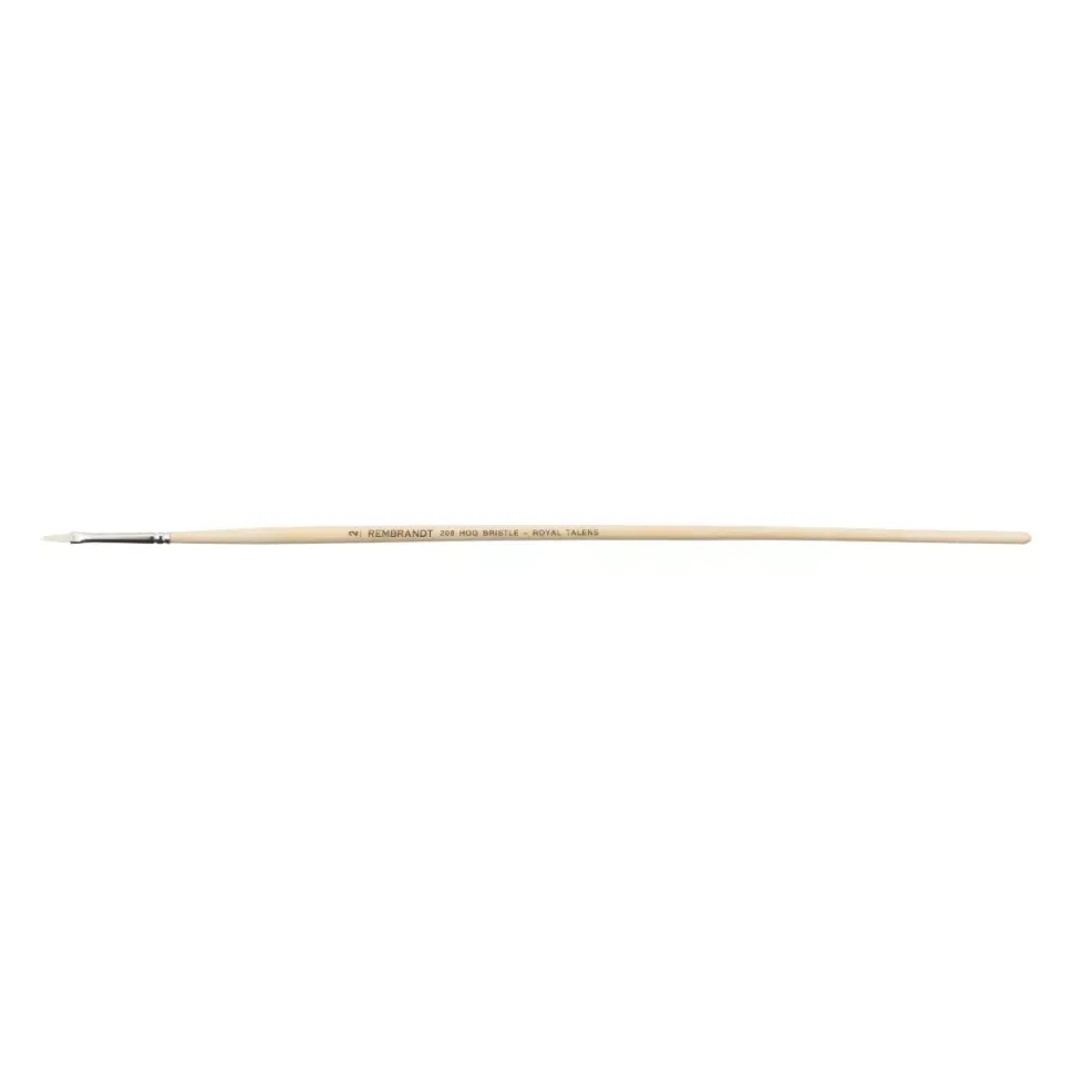 Pincel Cerda Lengua de Gato Mango Largo Serie 208 Rembrandt