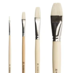Pincel Cerda Plano Mango Largo Serie 200 Rembrandt