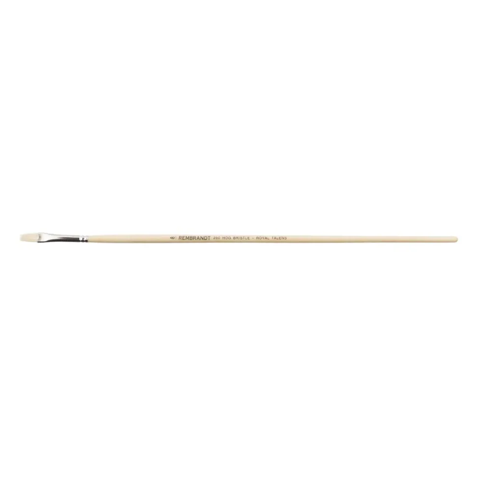 Pincel Cerda Plano Mango Largo Serie 200 Rembrandt