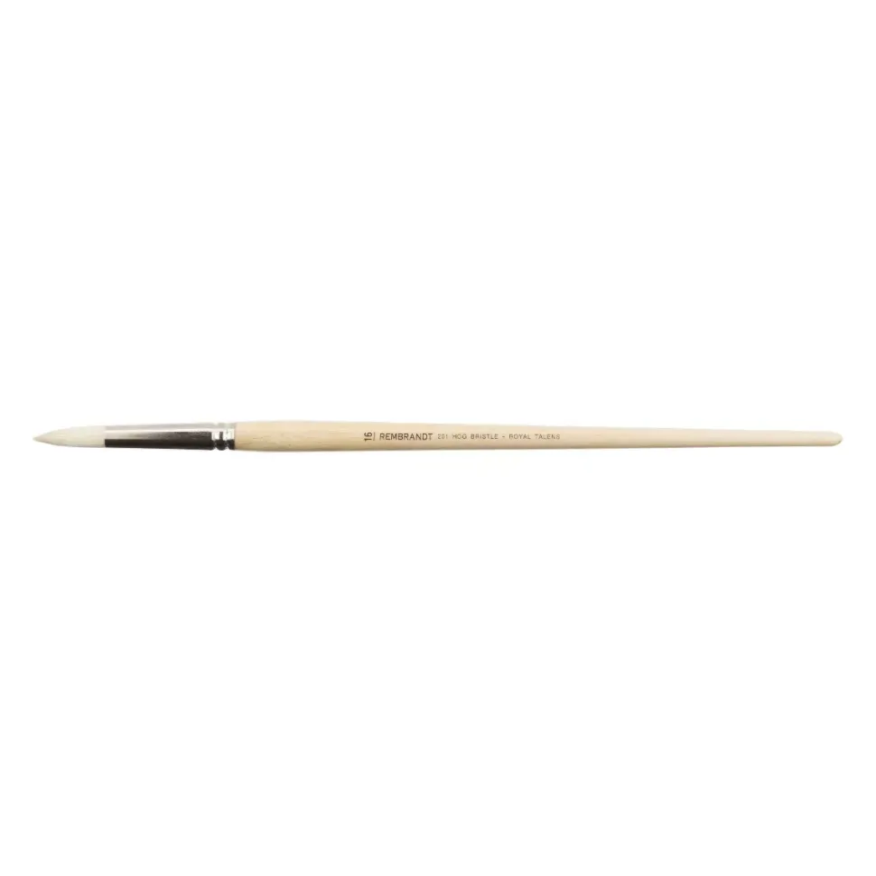 Pincel Cerda Redondo Mango Largo Serie 201 Rembrandt