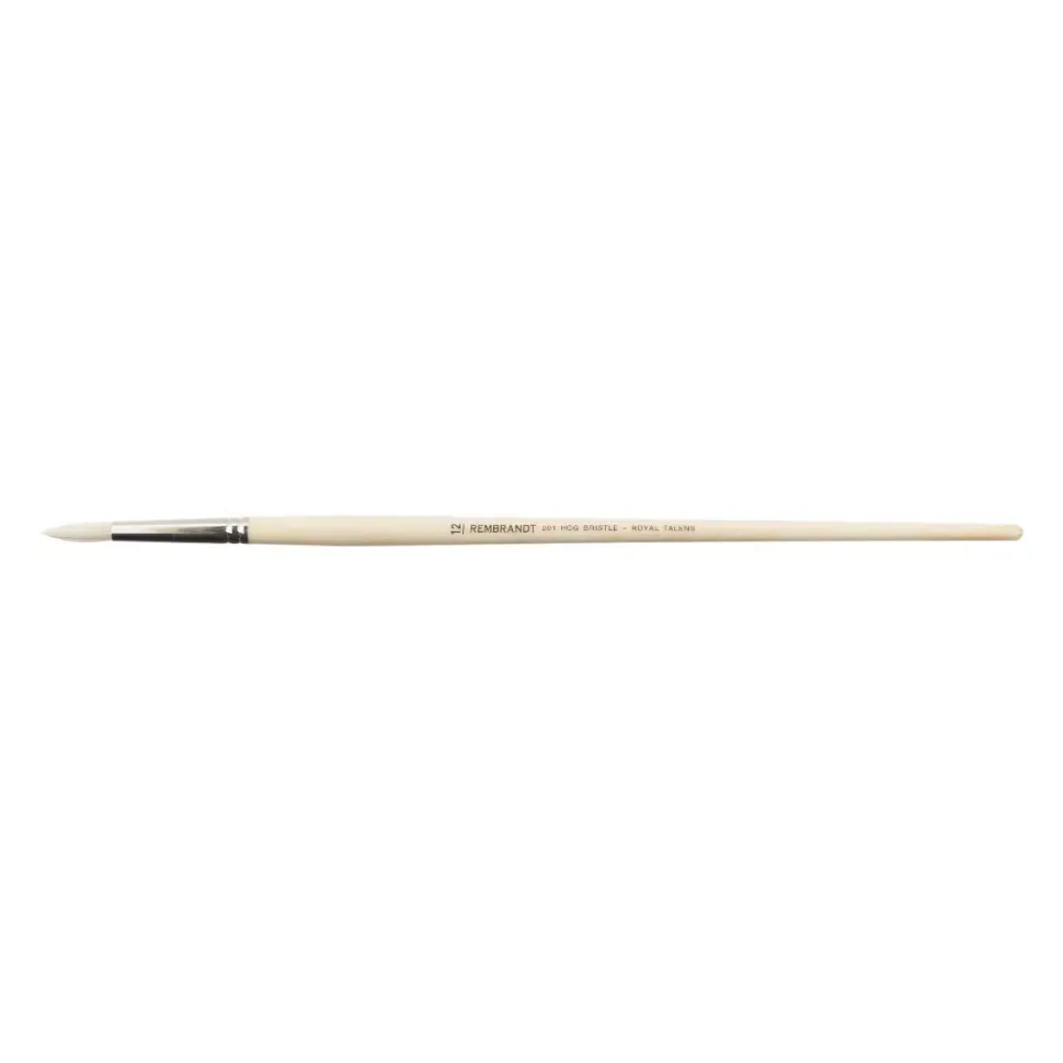 Pincel Cerda Redondo Mango Largo Serie 201 Rembrandt