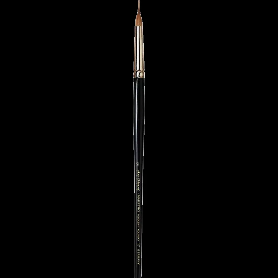 Pincel delineador extra largo acuarela Kolinsky Maestro 17 Da Vinci