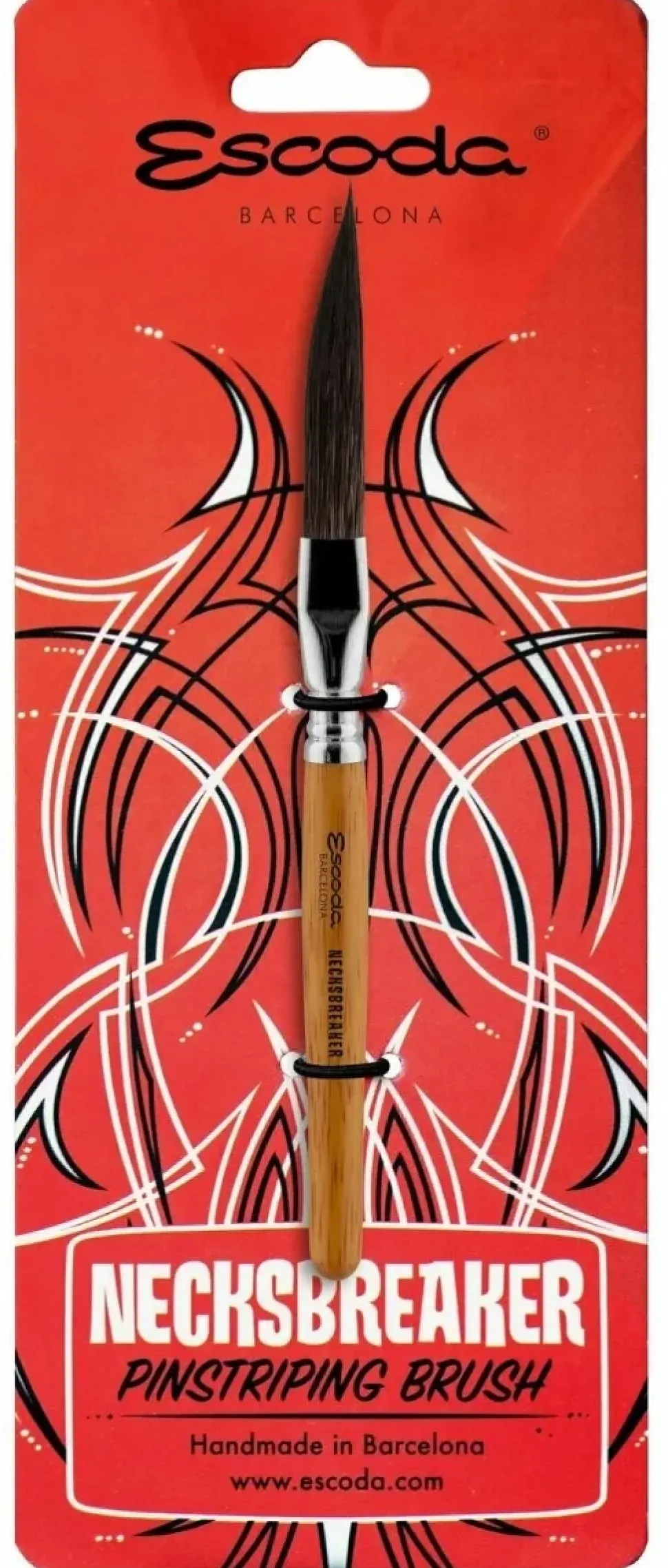 Pincel natural biselado Petit Gris Pinstriping Necksbreaker 6551 Escoda nº8