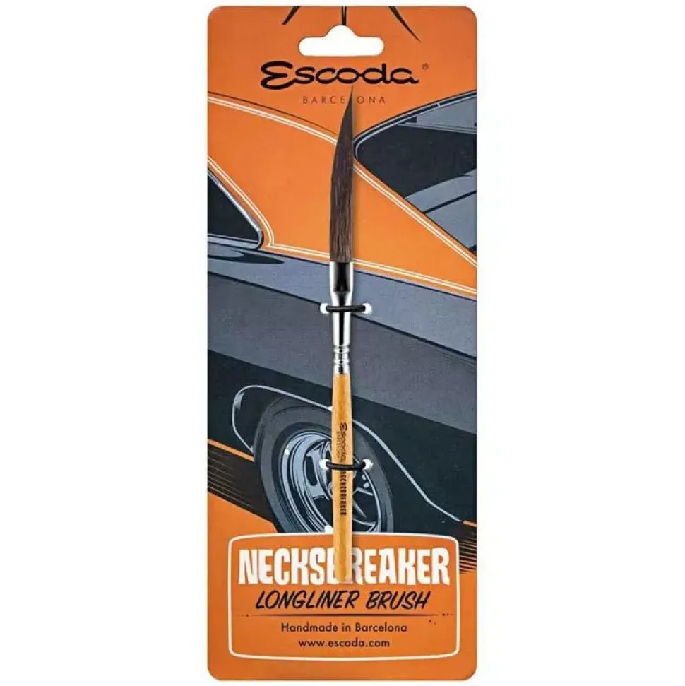 Pincel natural biselado Petit Gris Pinstriping Necksbreaker 6550 Escoda nº4