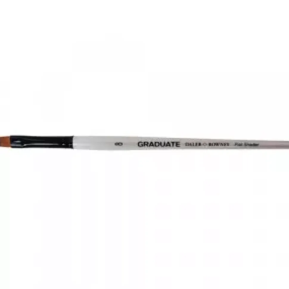 Pincel Plano Medio Mango Corto Graduate Daler-Rowney nº8
