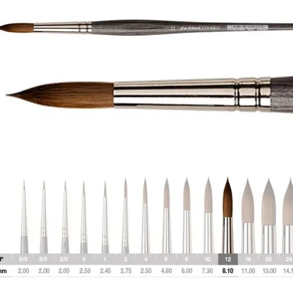 Pincel redondo acuarela Colineo 5522 Da Vinci