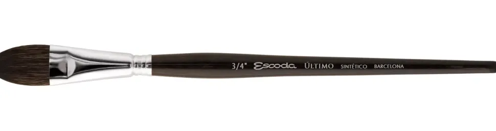 Pincel sintético plano carrado Último 1524 Escoda