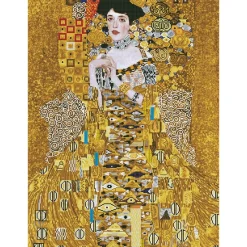 Pinta con diamantes Mujer dorada Klimt Diamond Dotz 67x91cm