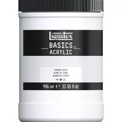 Pintura acrílica Basics X0432 Blanco de Titanio Liquitex 946ml