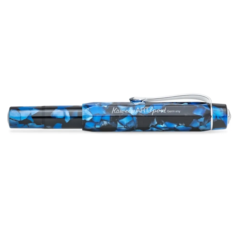 Pluma estilográfica fuente Azul Pebble Art Sport Kaweco