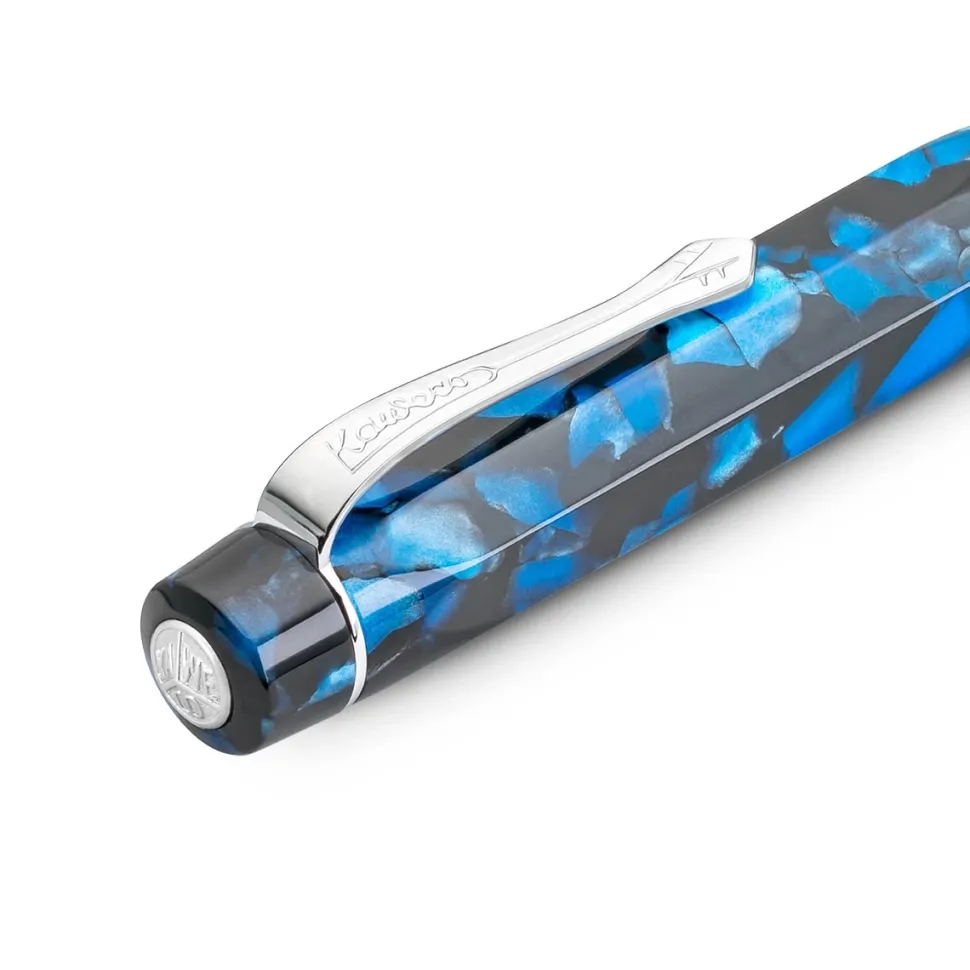Pluma estilográfica fuente Azul Pebble Art Sport Kaweco