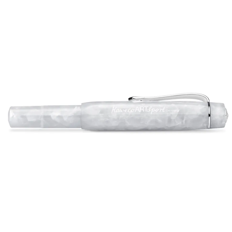 Pluma estilográfica fuente blanco mineral Art Sport Kaweco