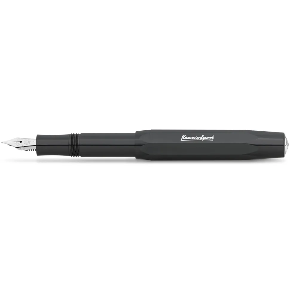Pluma estilográfica negra Skyline Sport Kaweco