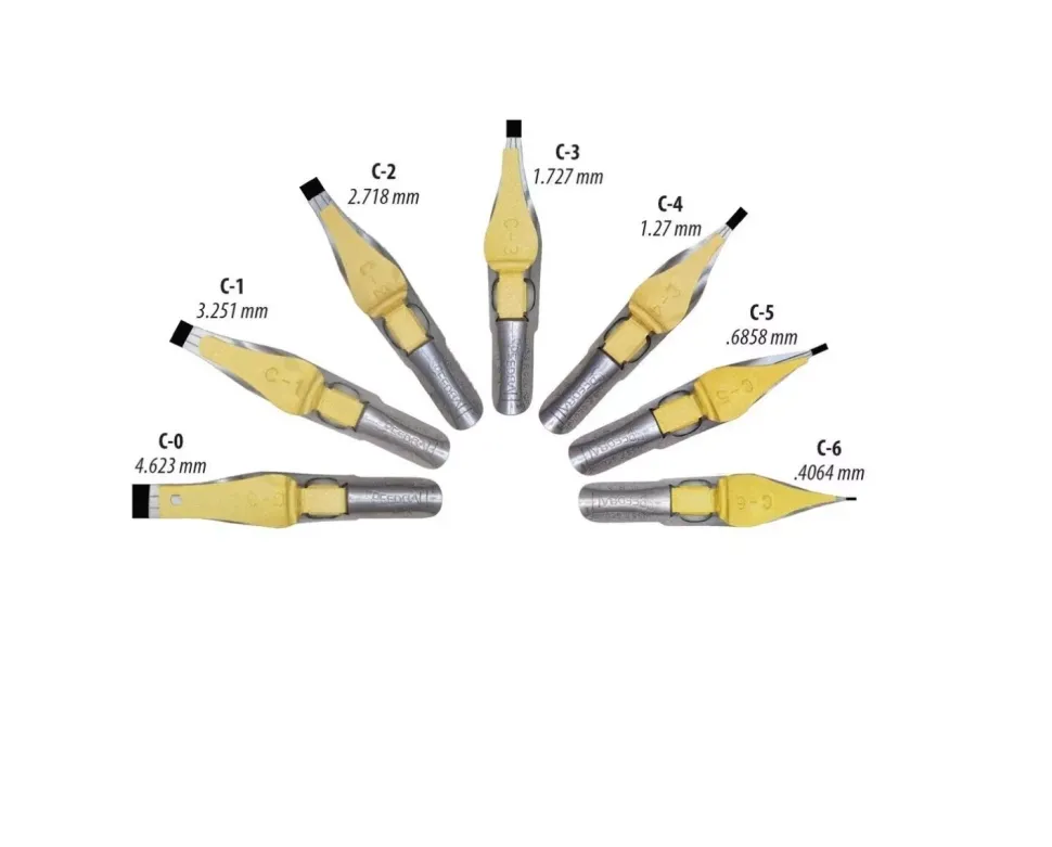 Plumillas planas Serie C Speedball