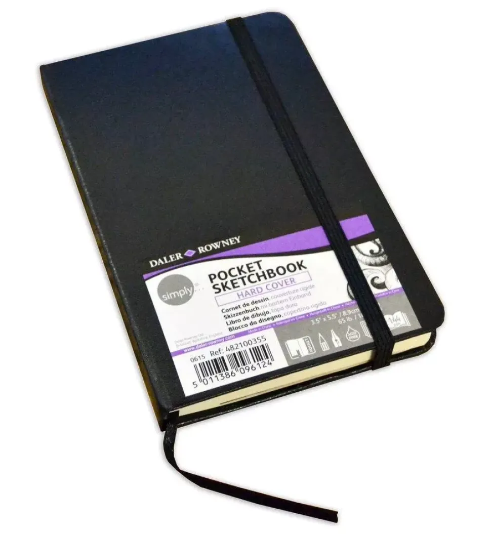 Pocket Sketchbook 100 g/m² Cuaderno de viaje 8,9x14cm.