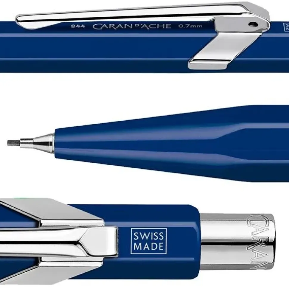 Portaminas 844 Azul Zafiro Caran d'Ache 0.7mm