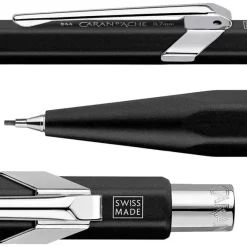 Portaminas 844 Negro Caran d'Ache 0.7mm