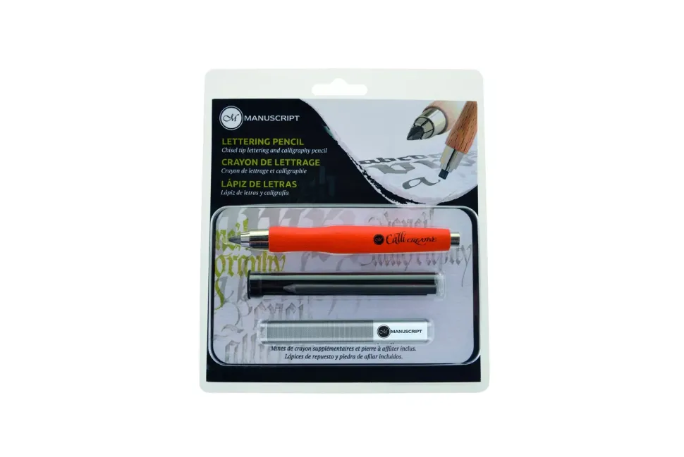 Portaminas de dibujo y caligrafía Naranja