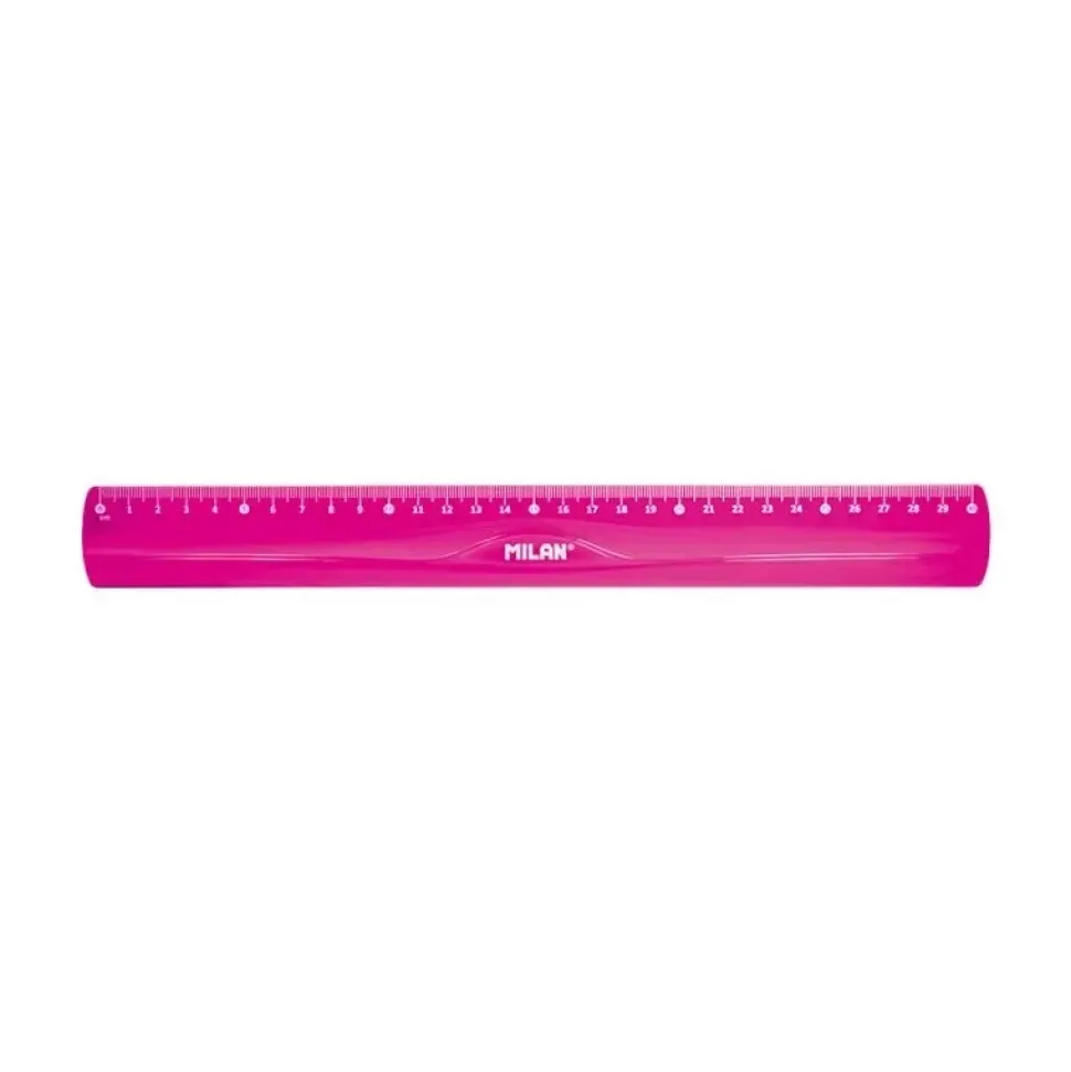 Regla rosa Flex & Resistant Acid Milan 30cm