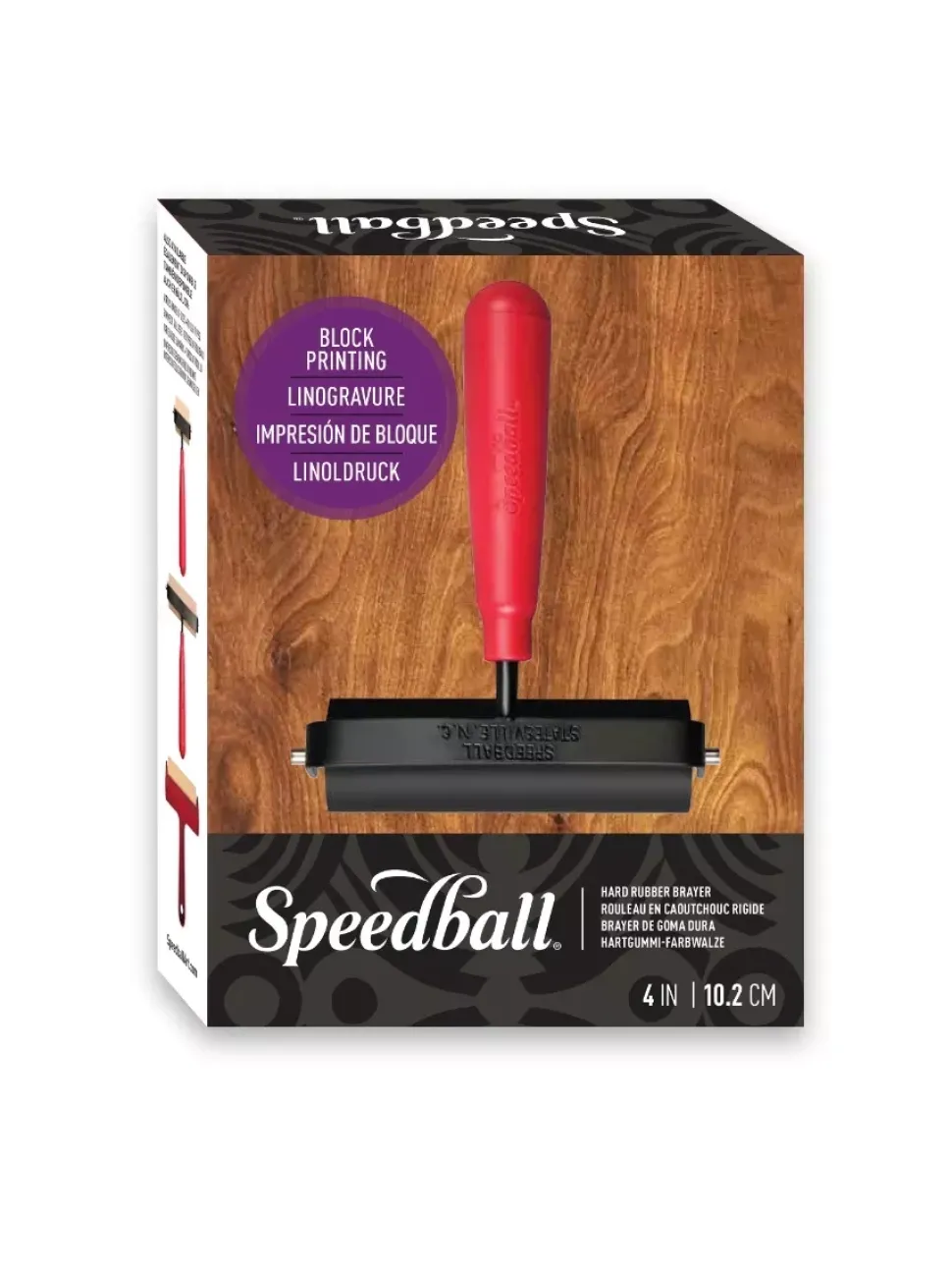 Rodillo de caucho duro núcleo Deluxe Speedball 10cm
