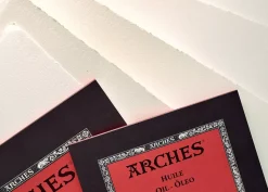 Rollo papel para óleo grano Fino 300g/m² Arches 130x915cm