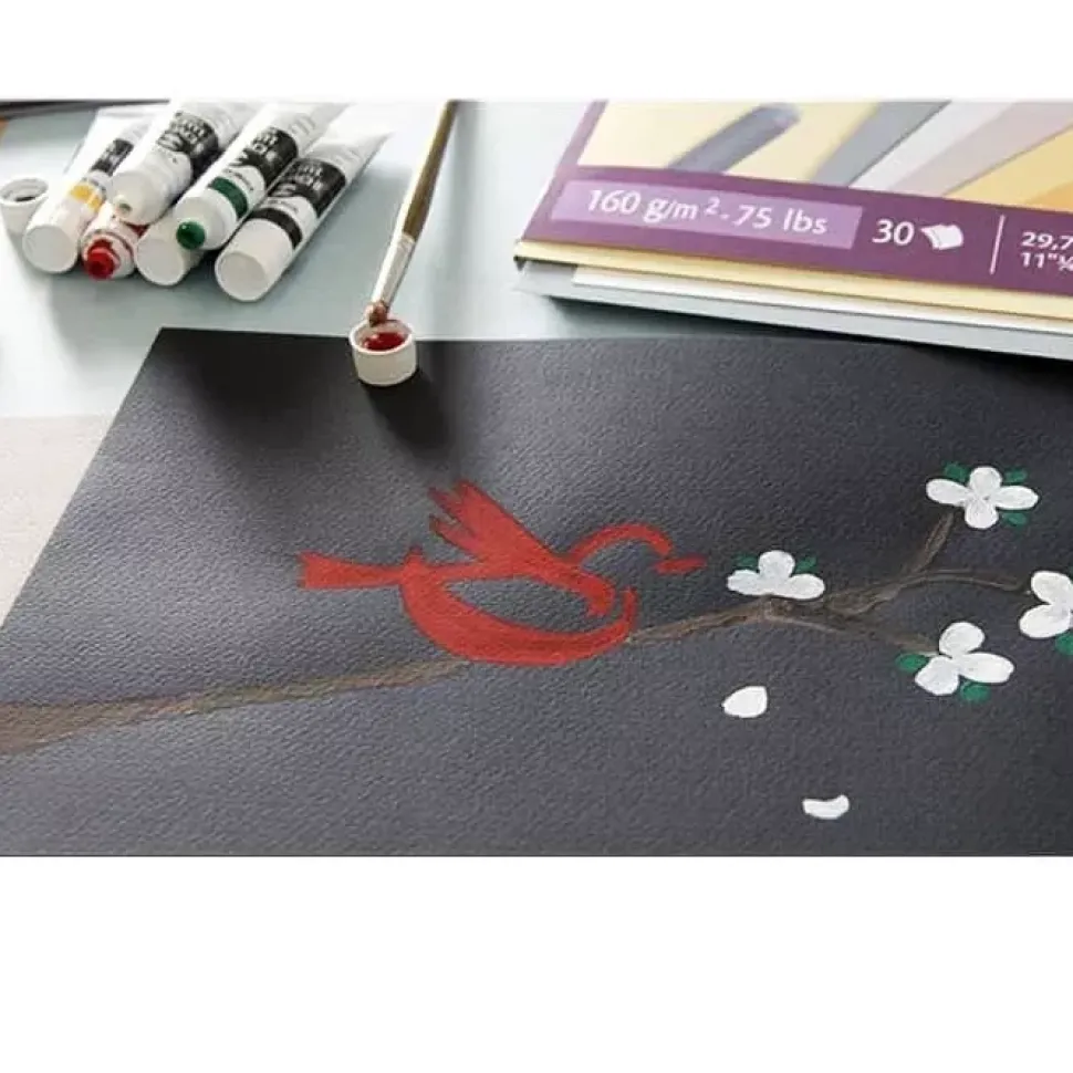 Rollo papel pastel Nero Tiziano Fabriano 1,5x10m 160g/m²