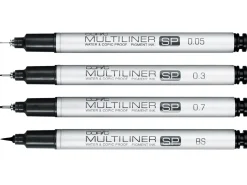 Rotulador calibrado Negro Copic Multiliner SP Punta Pincel BS