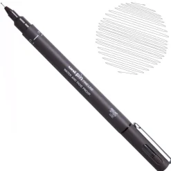 Rotulador Calibrado Pin Gris Oscuro Uni-Ball 0,1mm