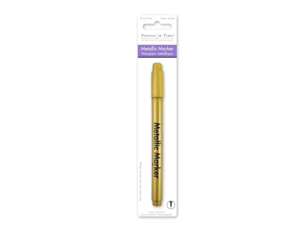 Rotulador Metálico Extra Fino Oro Multicraft