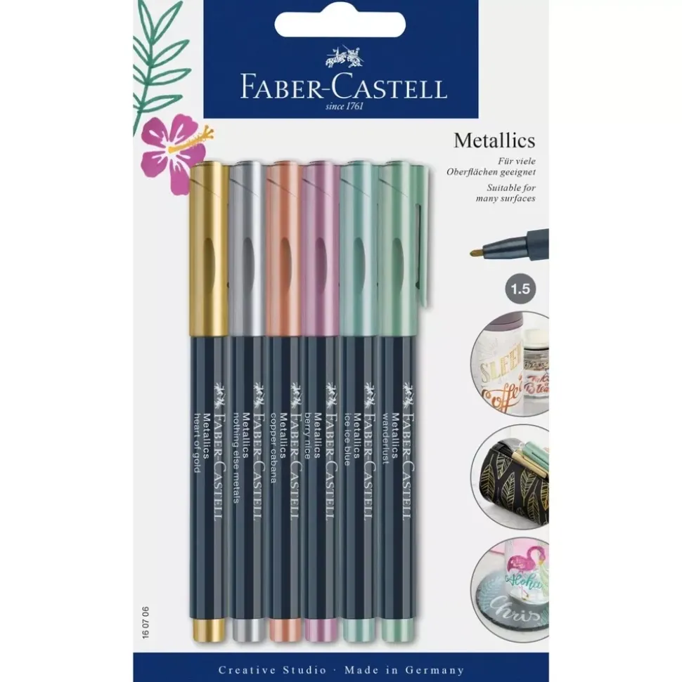 Rotulador Metálico Heart of Gold Faber-Castell