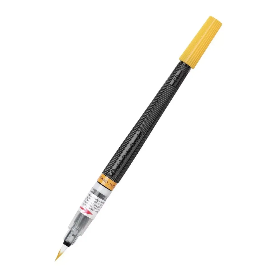 Rotulador Pentel Color Brush Yellow Orange #140