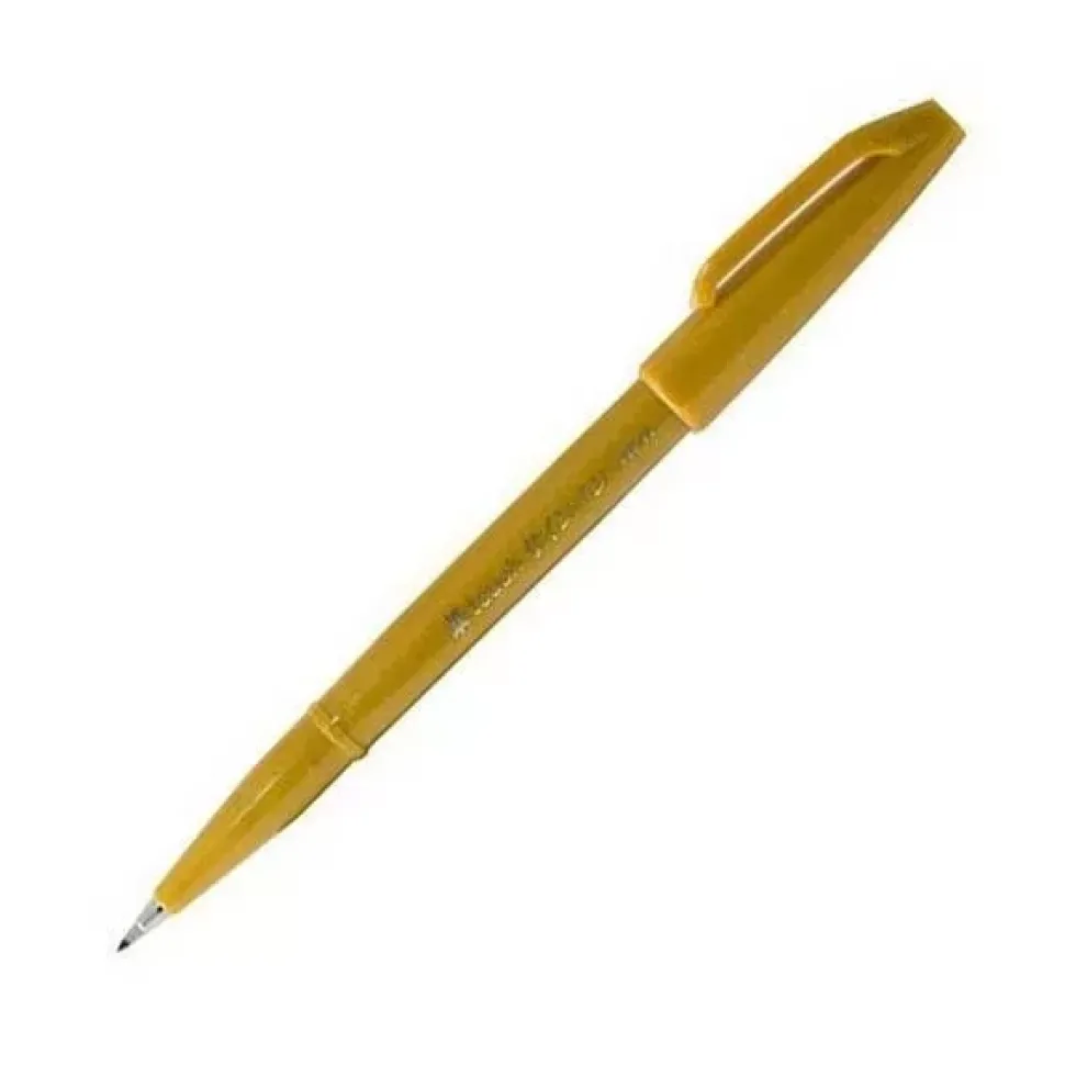 Rotulador Pentel Sign Pen Touch Ocre Amarillo