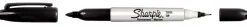 Rotulador Permanente Negro Twintip Sharpie