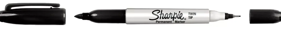 Rotulador Permanente Negro Twintip Sharpie