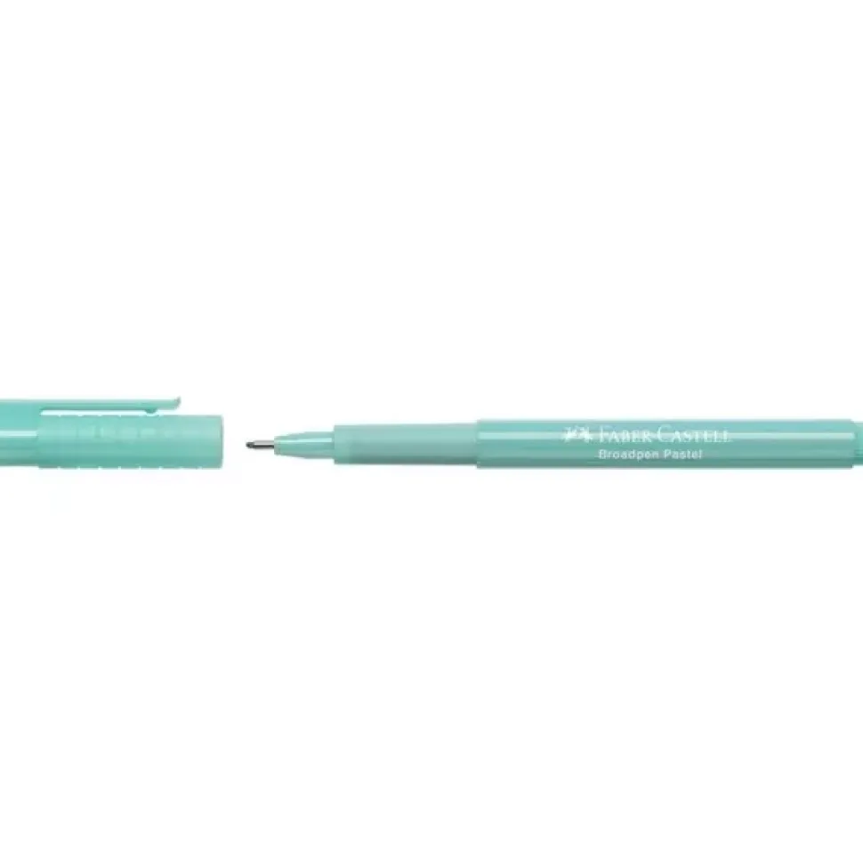 Rotulador Turquesa Pastel Broadpen 1554 Faber-Castell