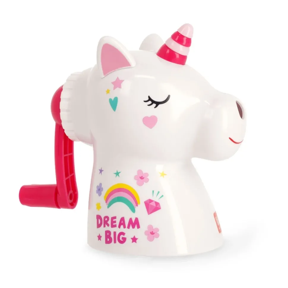 Sacapuntas de manivela Dream Big Unicorn Legami