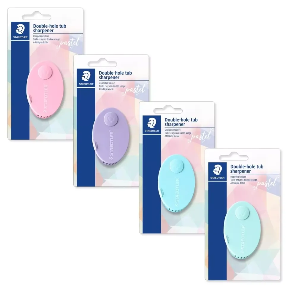 Sacapuntas Doble con Depósito Lavanda Pastel Staedtler