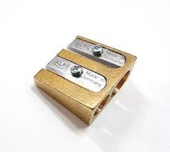Sacapuntas Doble de Latón Dorado KUM