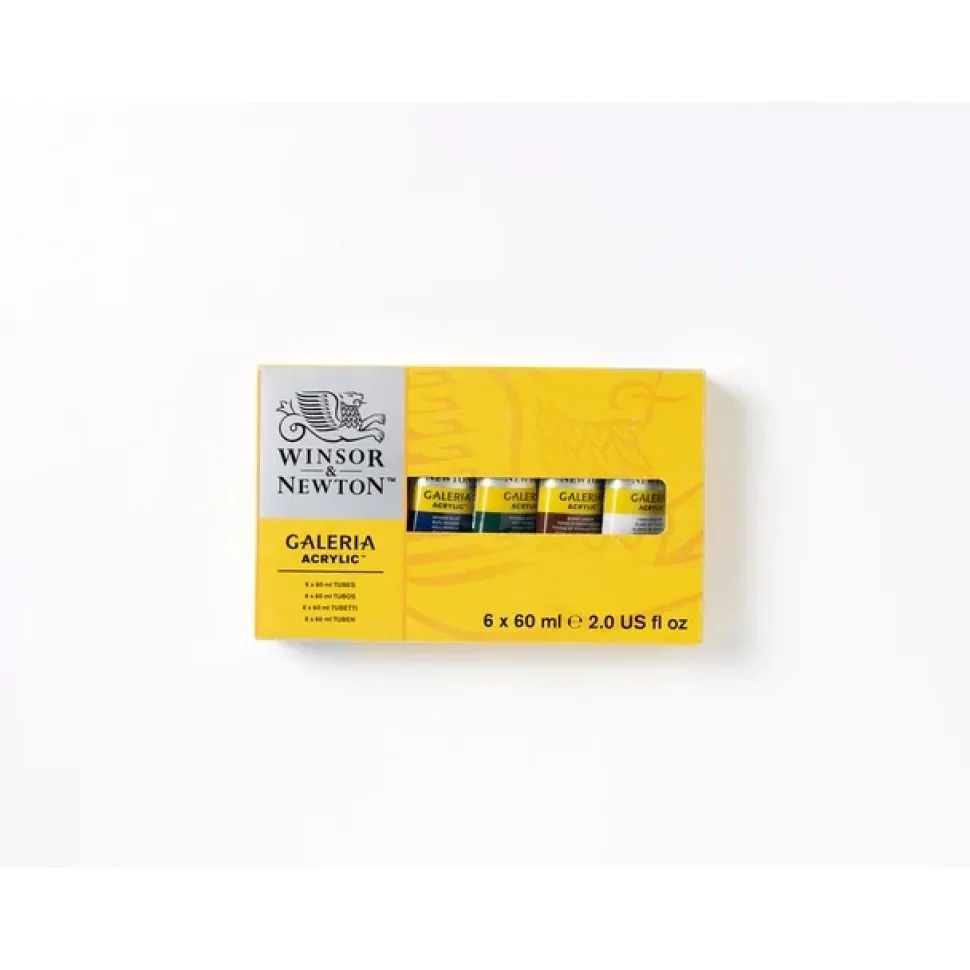 Set 6 acrílicos Galería Winsor & Newton 60ml