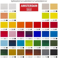 Set 36 Acrílicos Selección General Talens 20ml