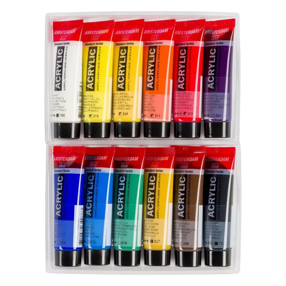 Set 12 Acrílicos Selección General Talens 20ml