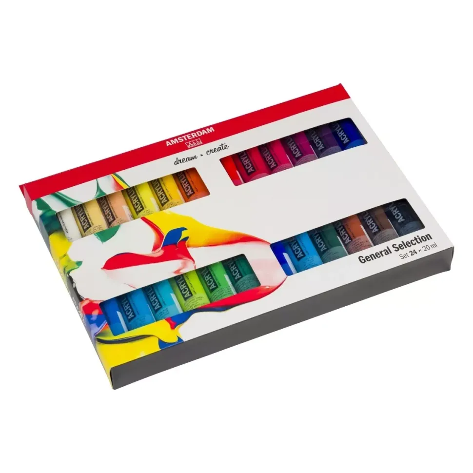 Set 24 Acrílicos Selección General Talens 20ml