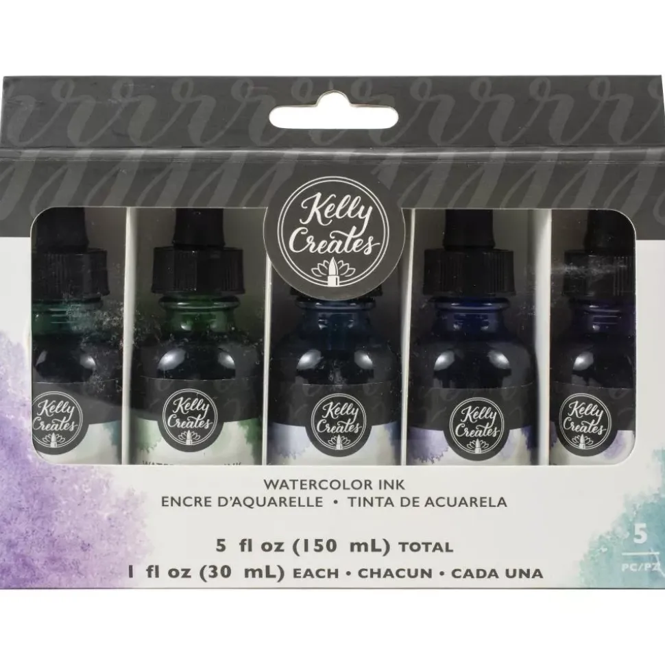 Set 5 Acuarela Líquida #02 Kelly Creates 30ml