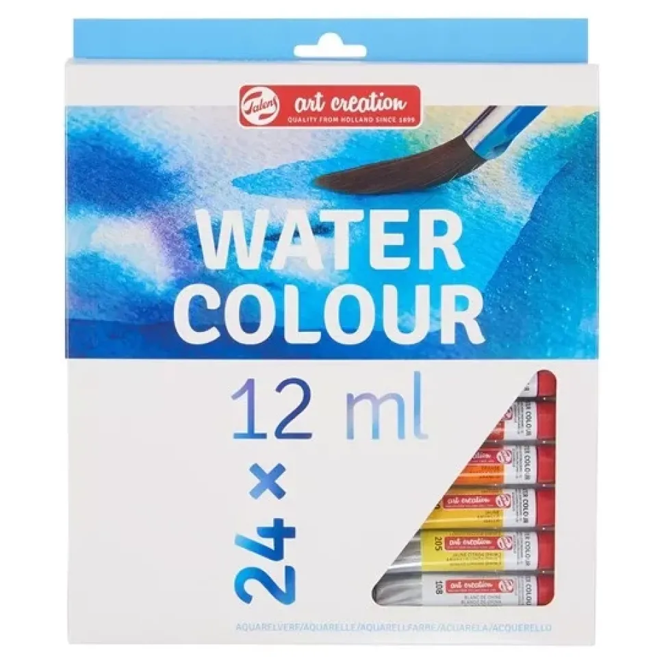 Set 24 Acuarelas Art Creation 12 ml