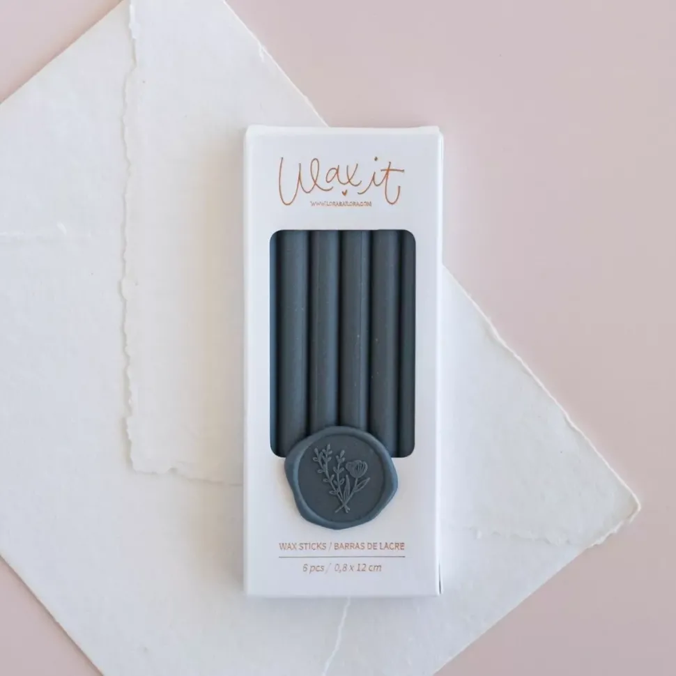 Set 6 Barras de Lacre Midnight Wax it Lora Bailora