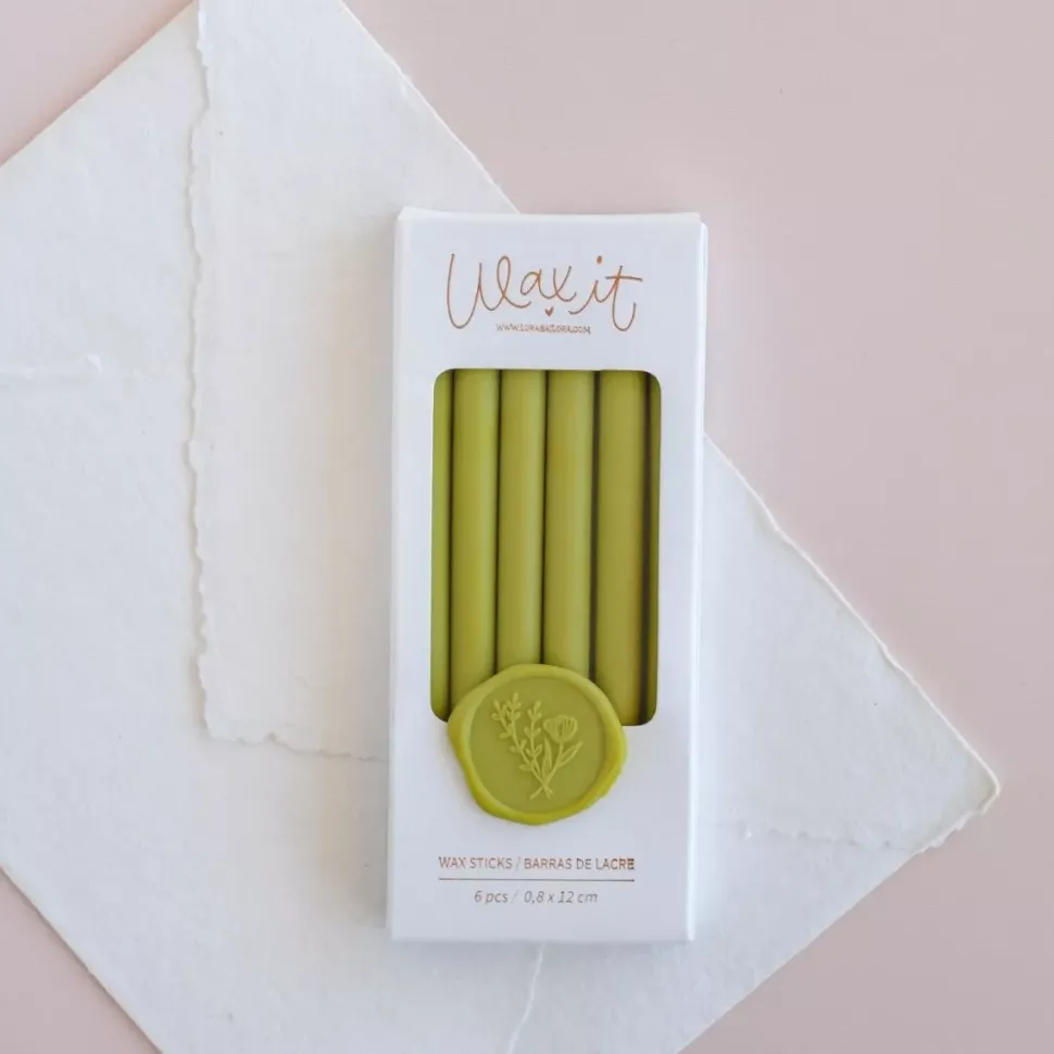 Set 6 Barras de Lacre Mustard Wax it Lora Bailora