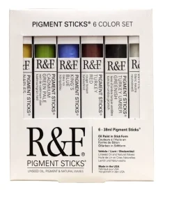 Set 6 Barras de pigmento al óleo Introductory R&F 38ml